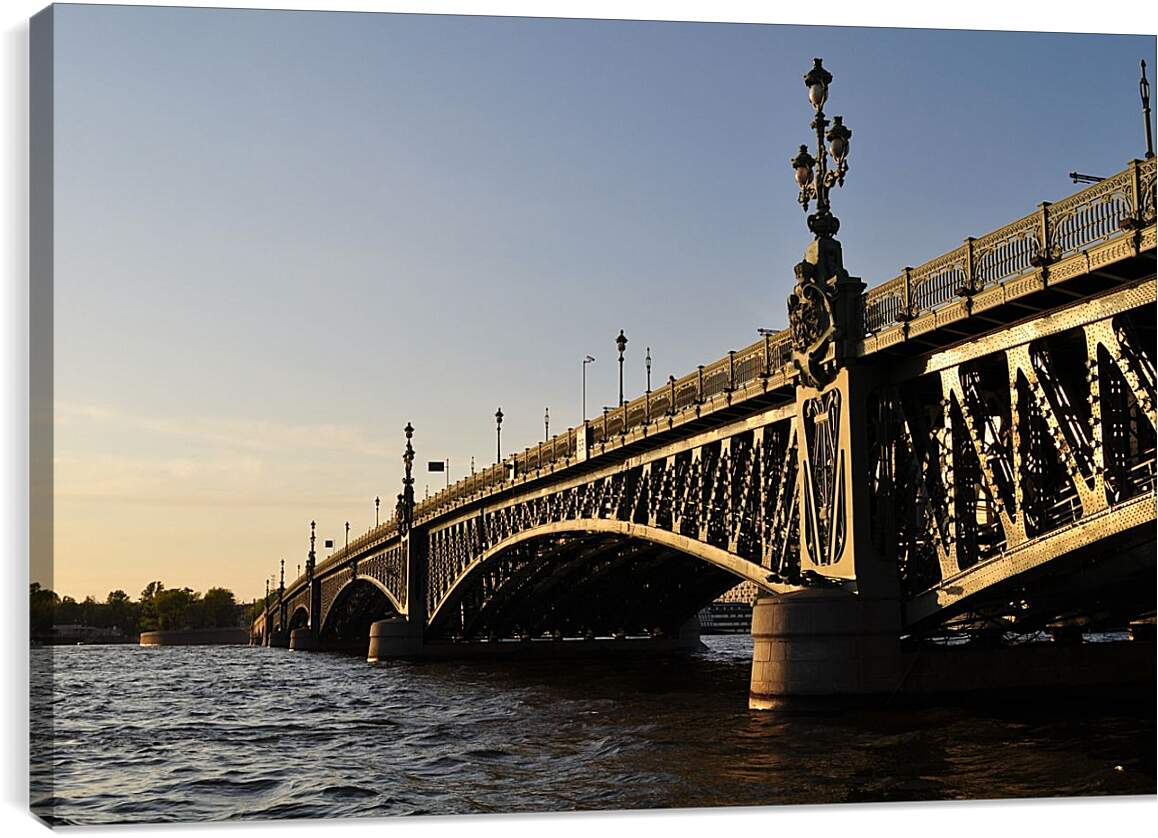 Постер и плакат - Мост в Санкт-Петербурге