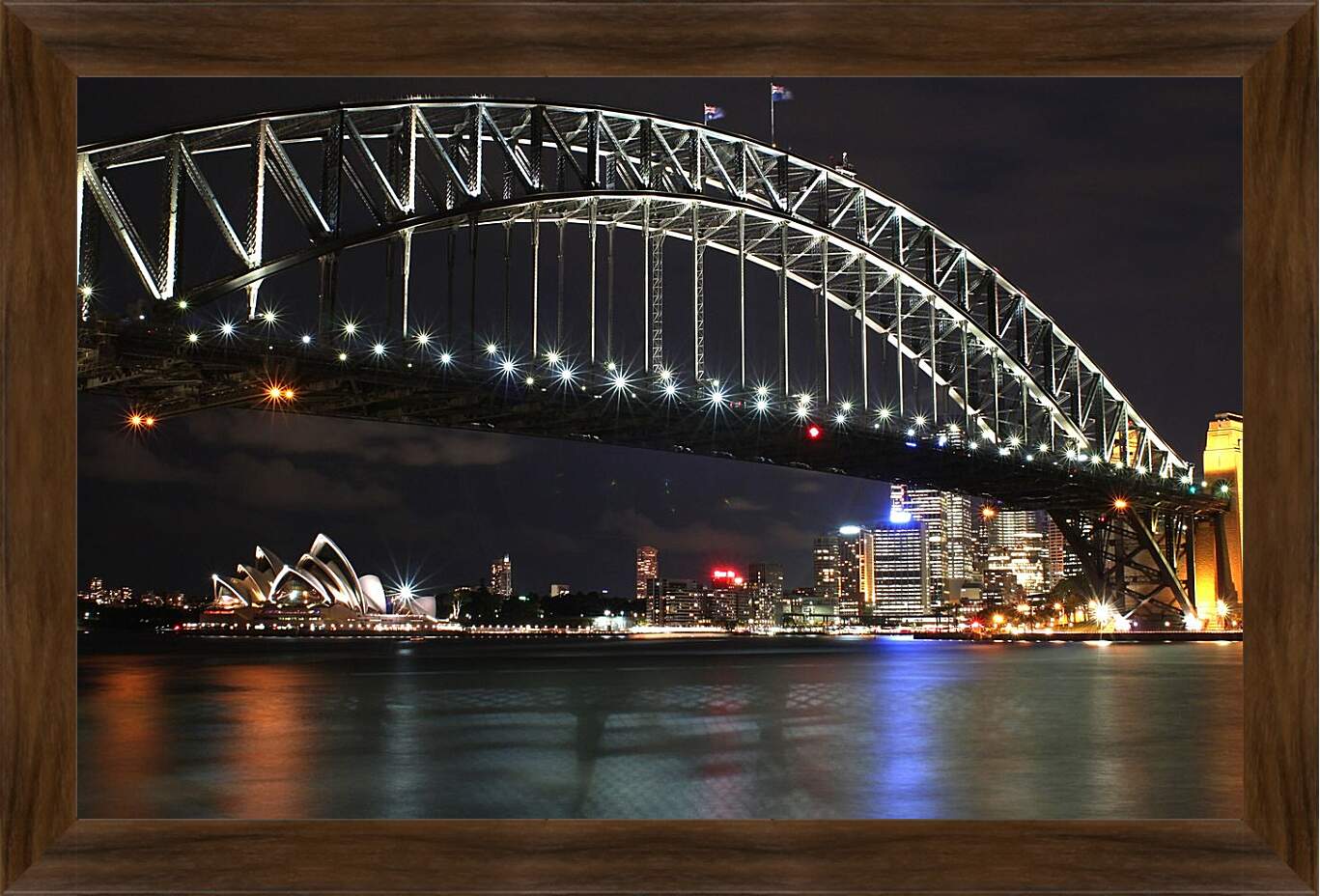 Картина в раме - Мост в Австралии