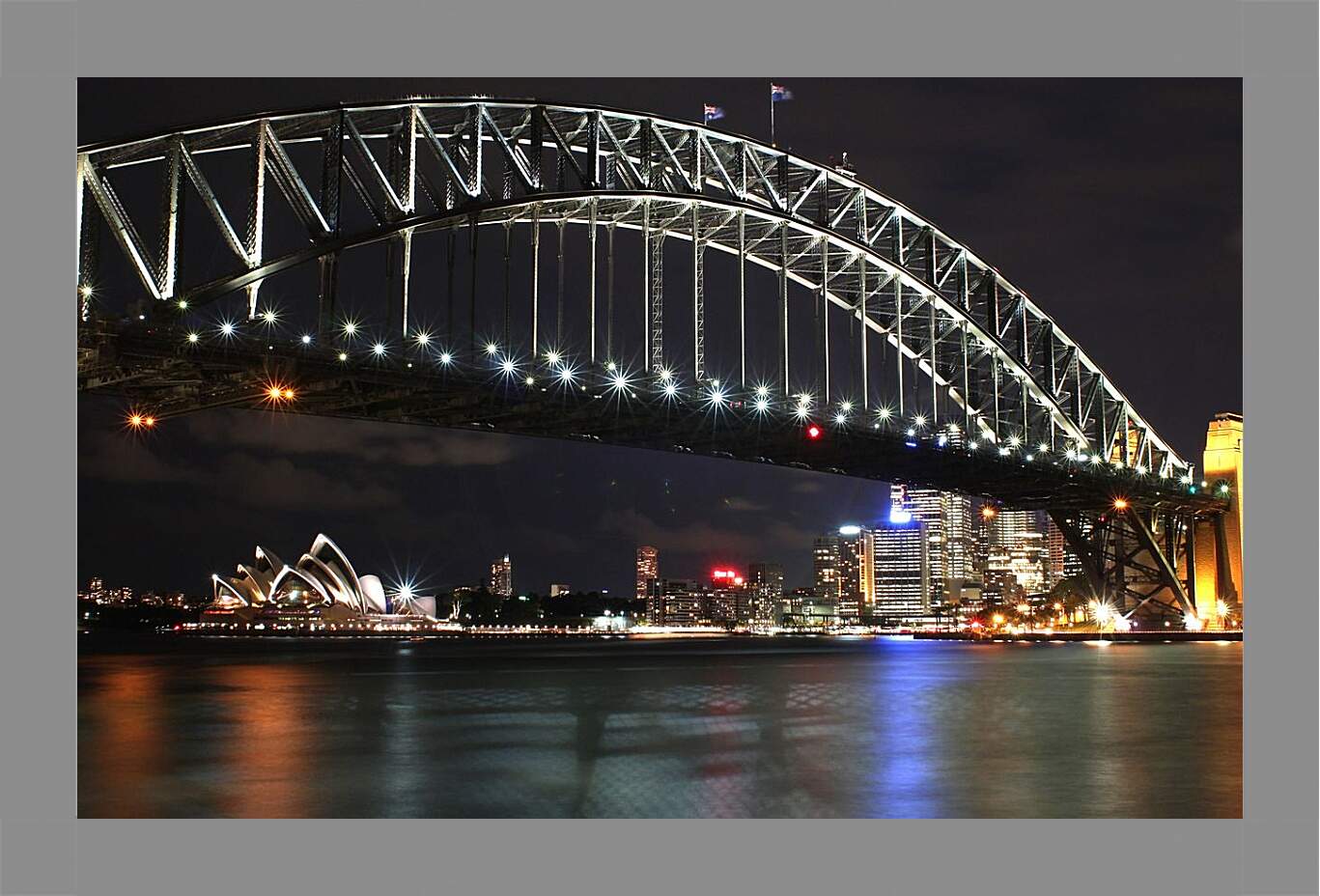 Картина в раме - Мост в Австралии