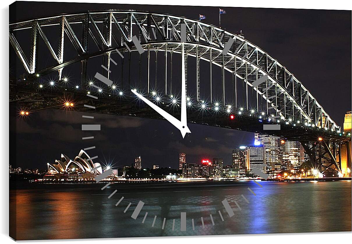 Часы картина - Мост в Австралии