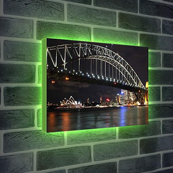 Лайтбокс световая панель - Мост в Австралии