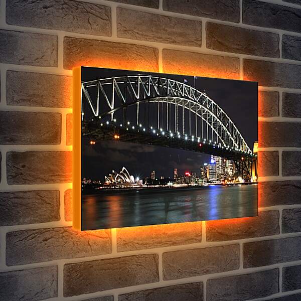 Лайтбокс световая панель - Мост в Австралии