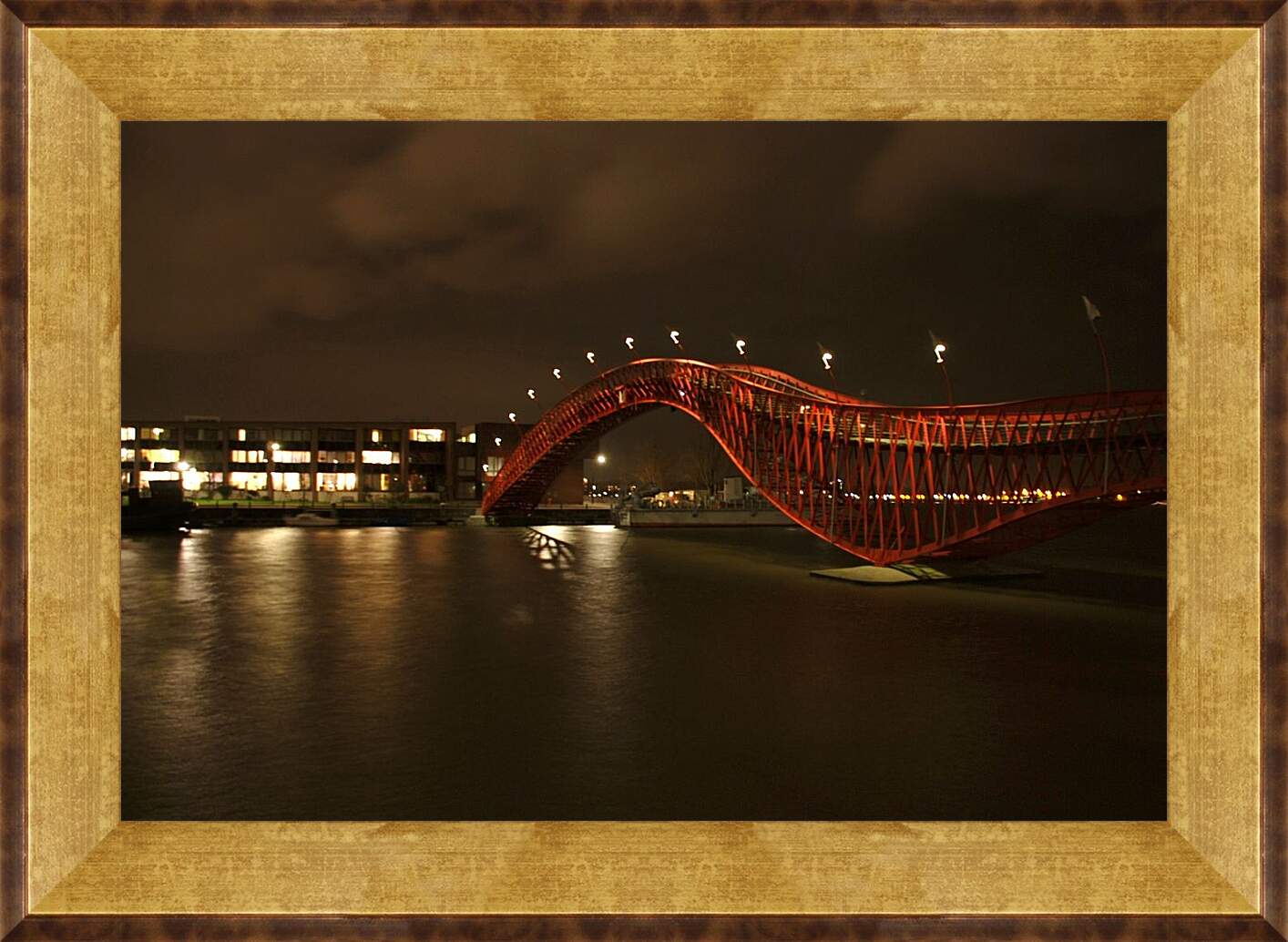 Картина в раме - Мост Питон