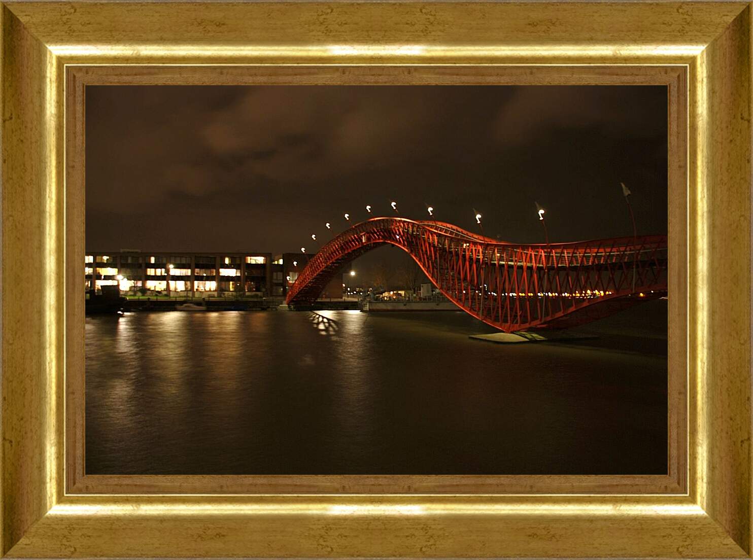 Картина в раме - Мост Питон