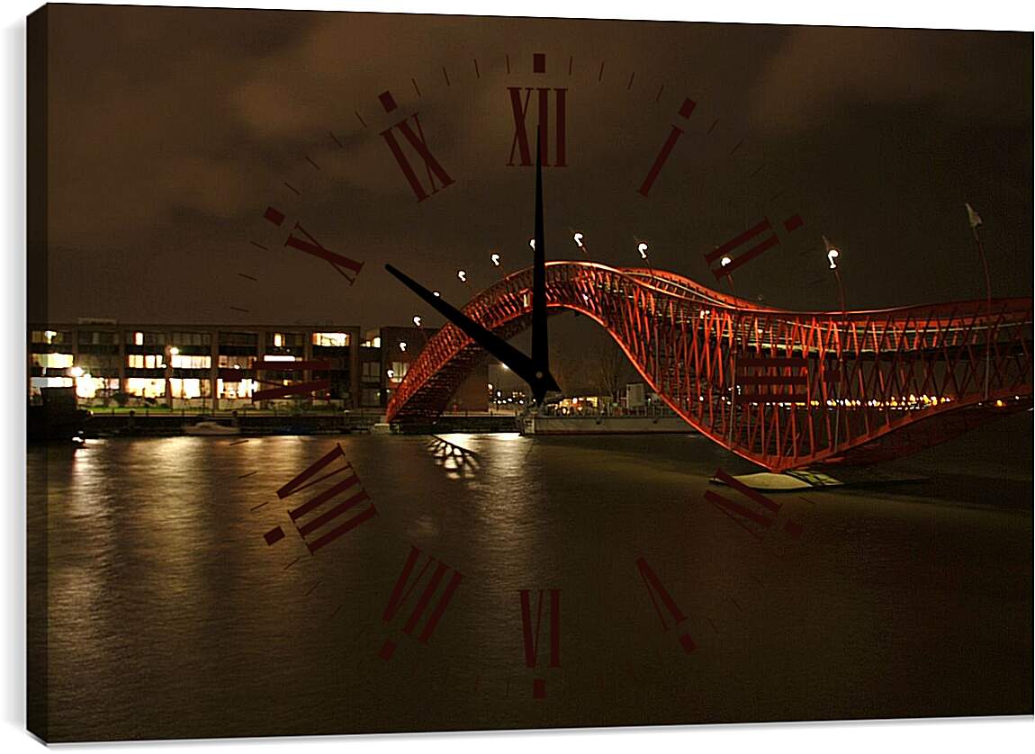 Часы картина - Мост Питон