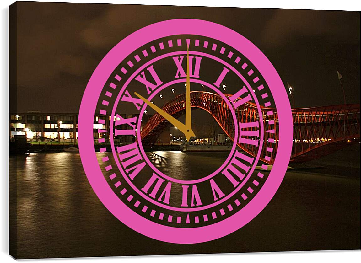 Часы картина - Мост Питон