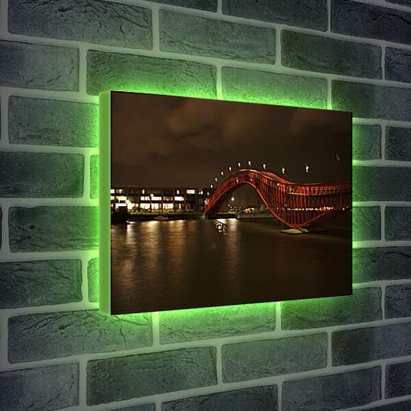 Лайтбокс световая панель - Мост Питон