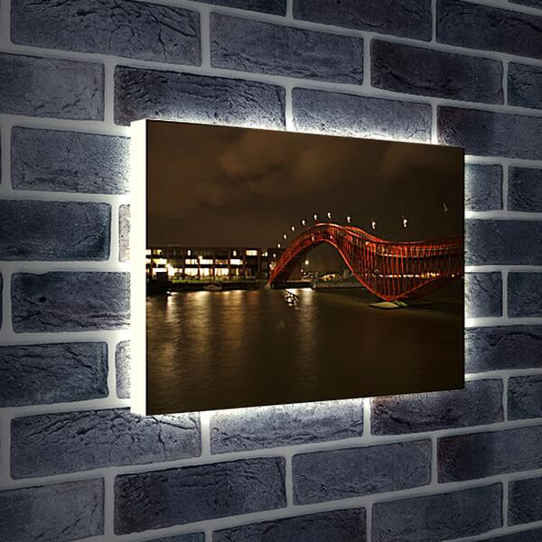 Лайтбокс световая панель - Мост Питон