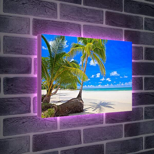 Лайтбокс световая панель - Солнечный день на пляже
