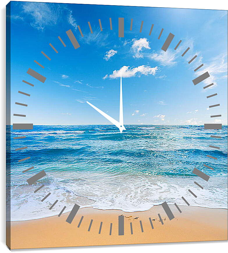 Часы картина - Красивый вид на море
