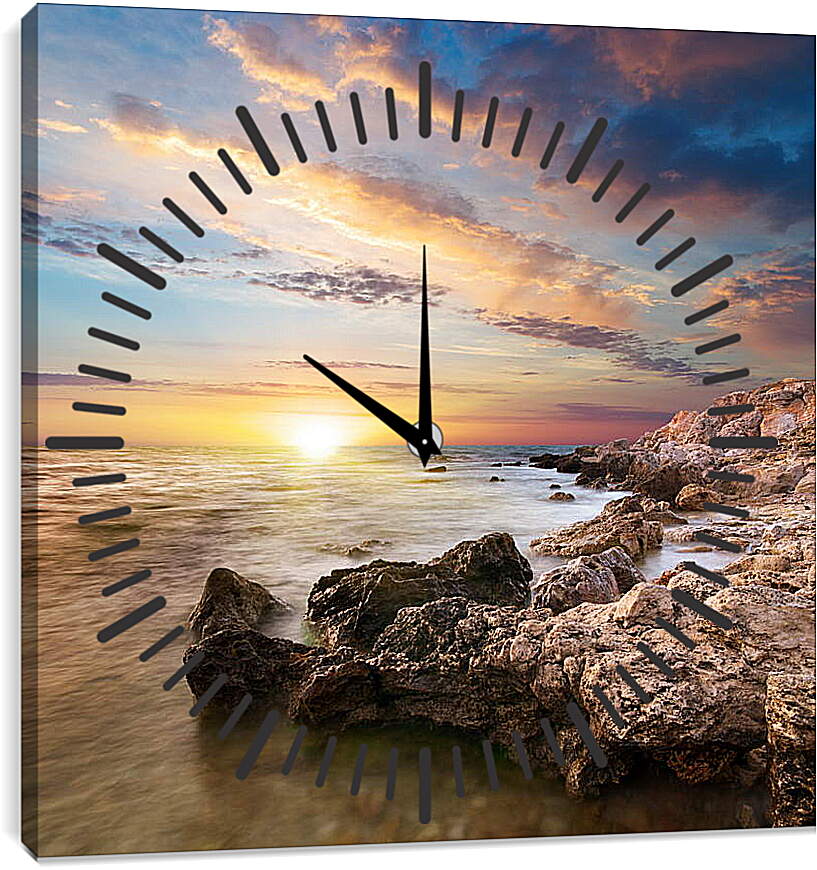 Часы картина - Каменый берег
