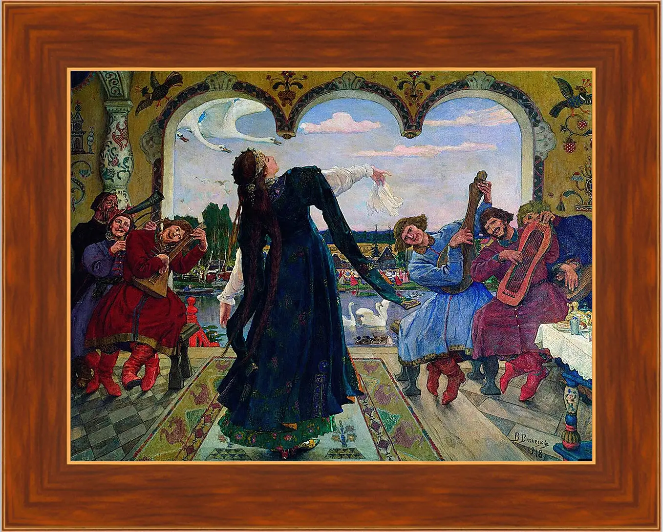 Картина в раме - Царевна-лягушка. Виктор Васнецов
