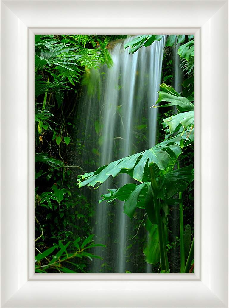 Картина в раме - Миниатюрный водопад
