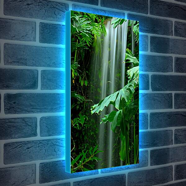 Лайтбокс световая панель - Миниатюрный водопад
