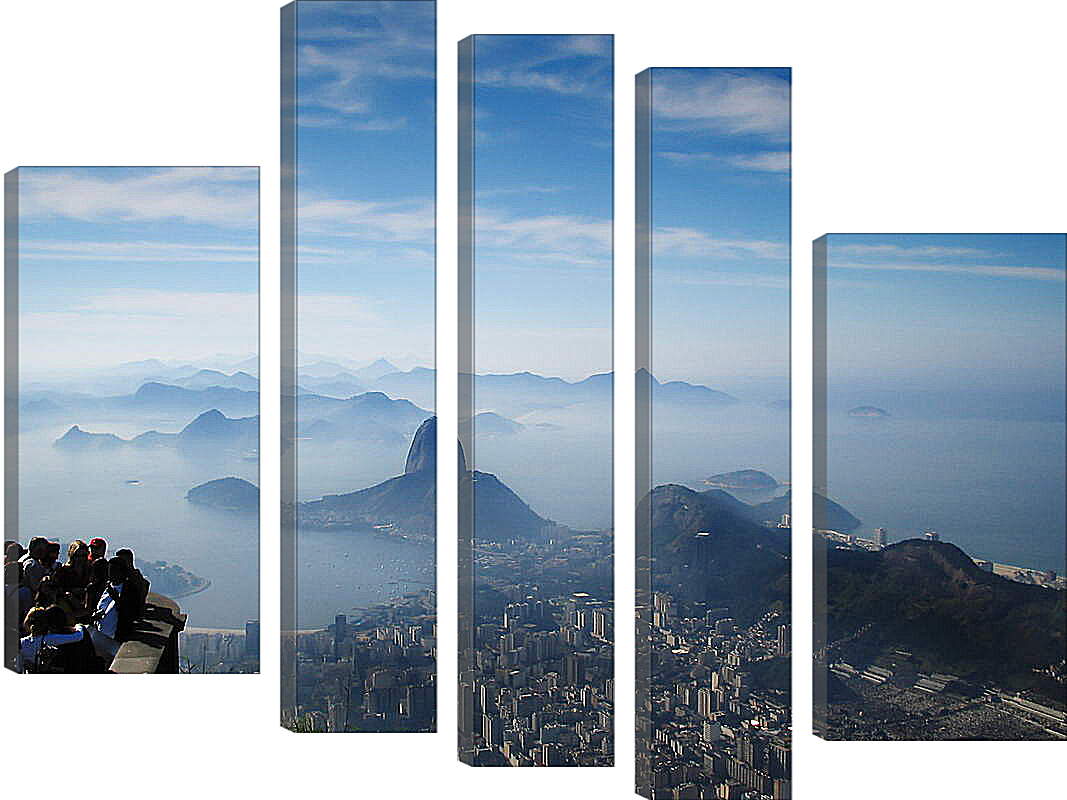 Модульная картина - Туман над Рио-де-Жанейро
