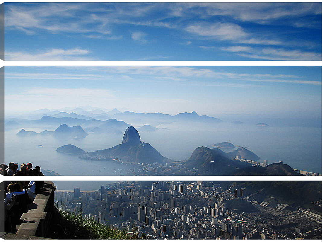 Модульная картина - Туман над Рио-де-Жанейро
