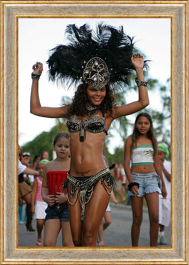 Картина в раме - Танцовщица карнавала
