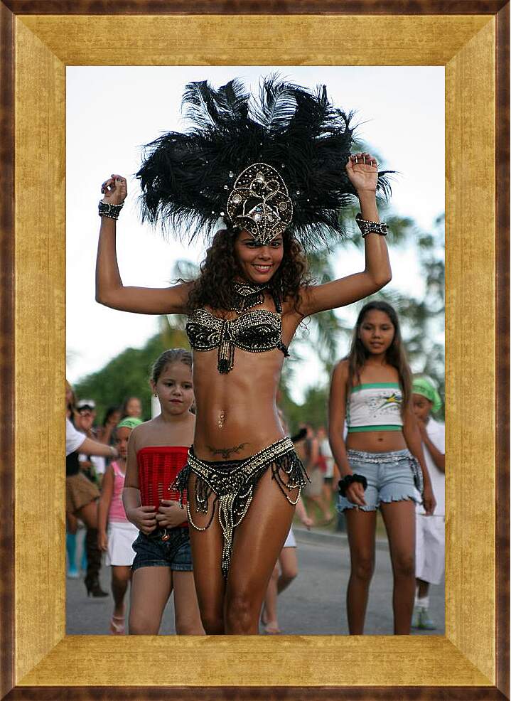 Картина в раме - Танцовщица карнавала

