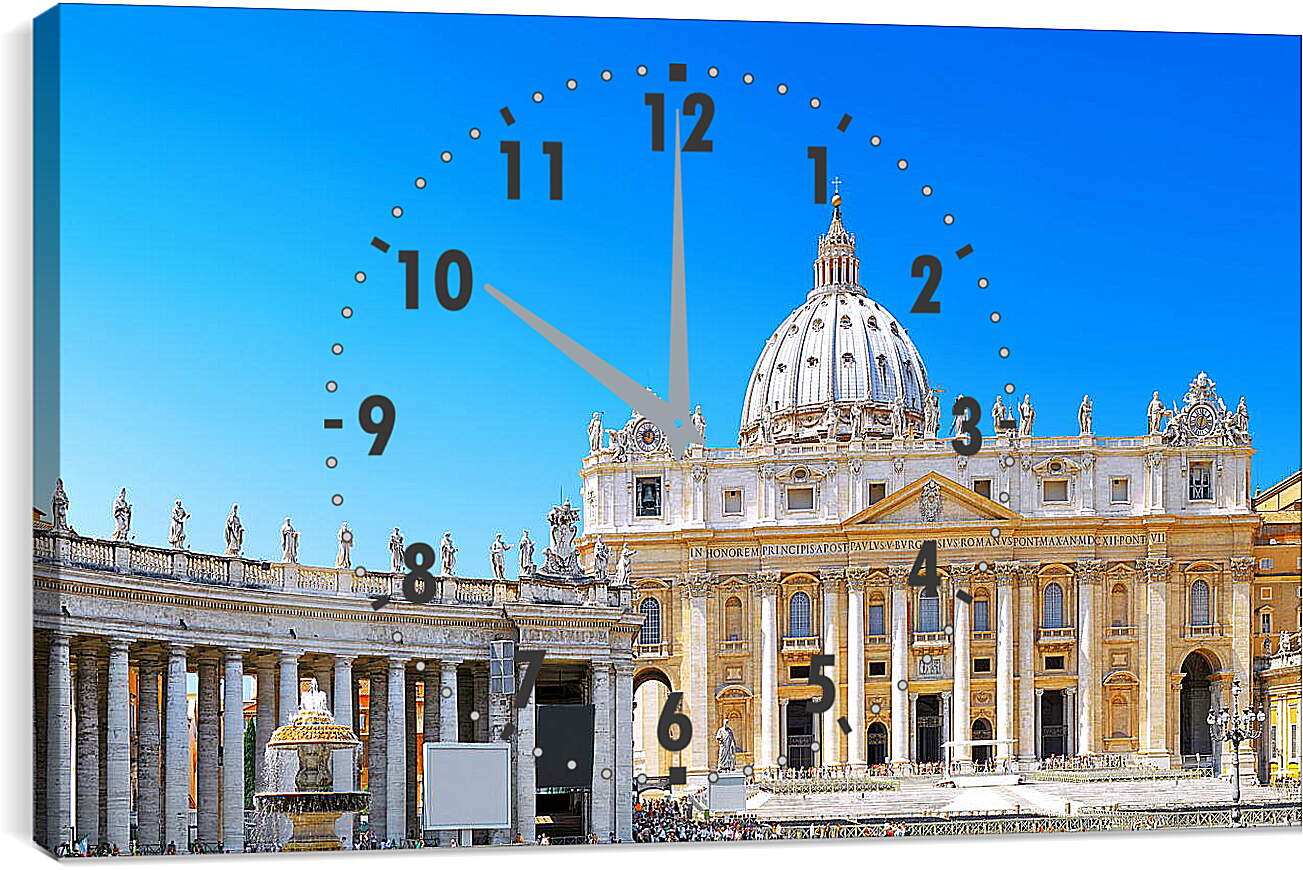 Часы картина - Италия

