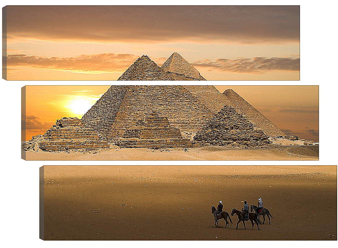 Модульная картина - Пирамиды Египет
