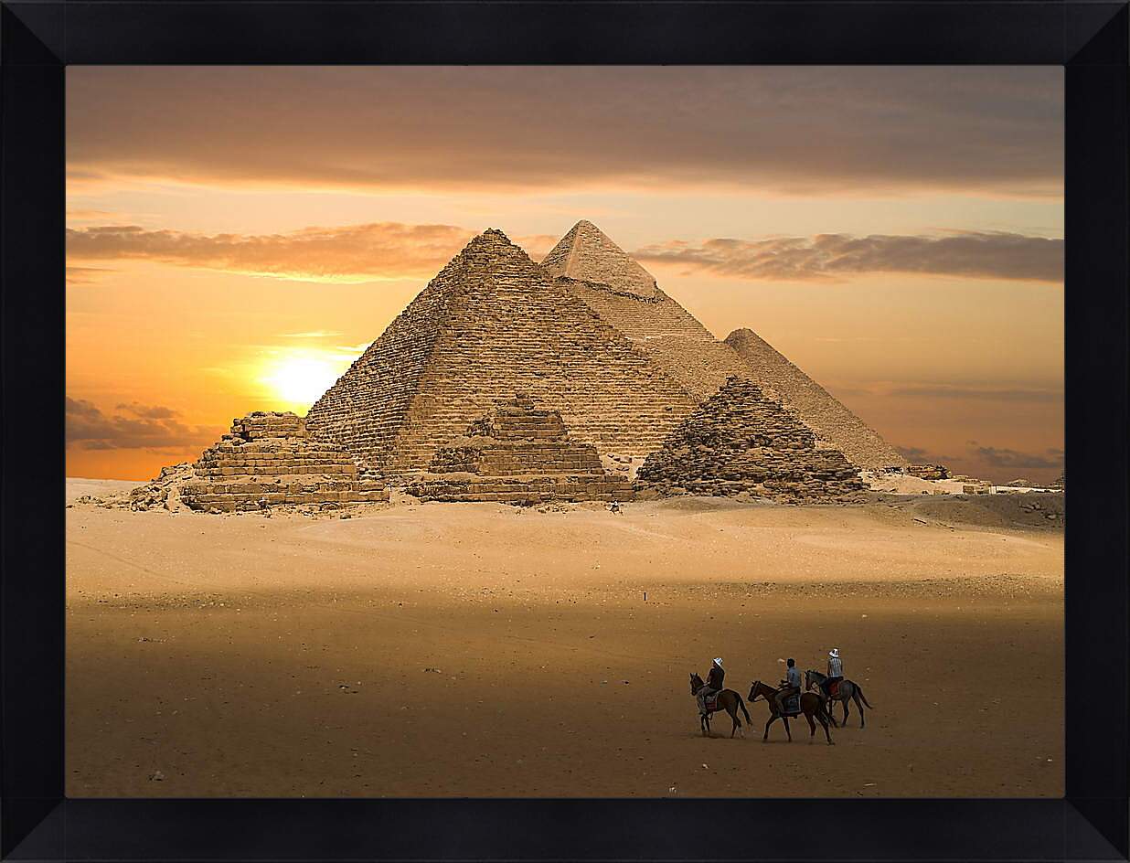 Картина в раме - Пирамиды Египет
