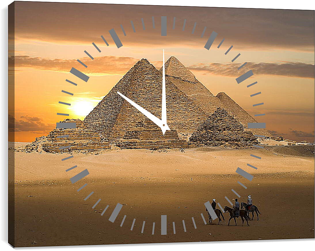 Часы картина - Пирамиды Египет
