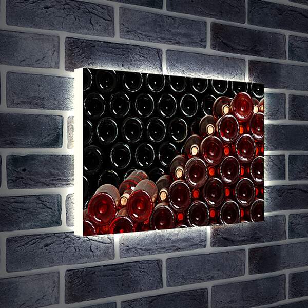 Лайтбокс световая панель - Тара под вино