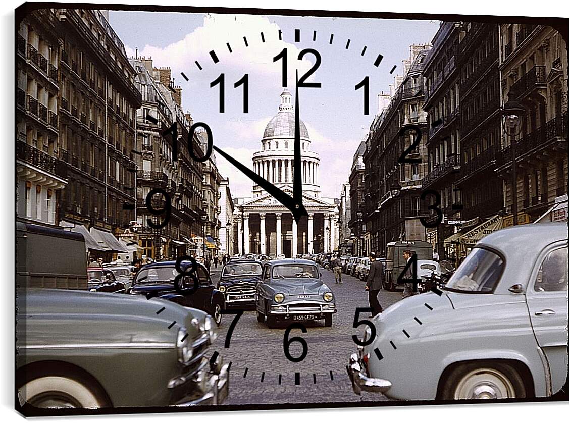 Часы картина - Пантеон. Париж