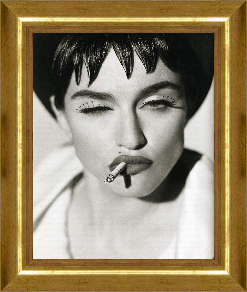 Картина в раме - Мадонна (Madonna) в молодости