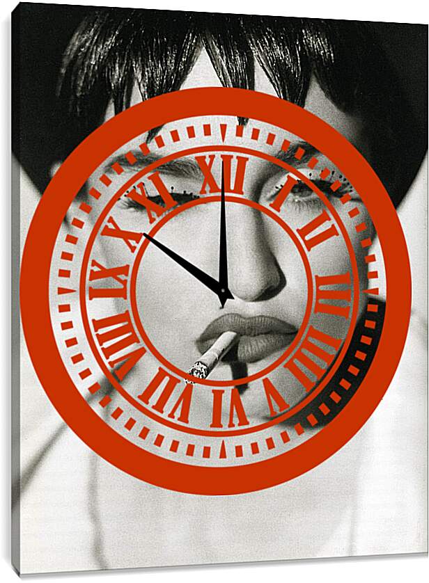 Часы картина - Мадонна (Madonna) в молодости