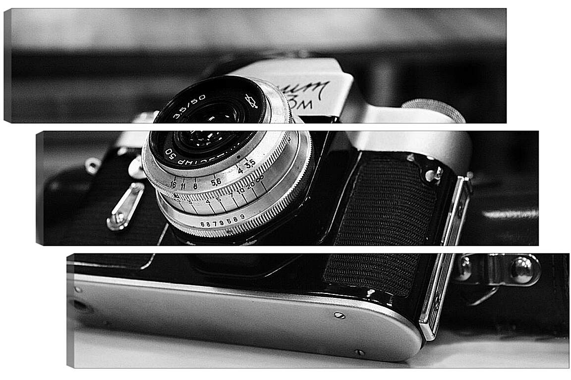 Модульная картина - Старый фотоаппарат