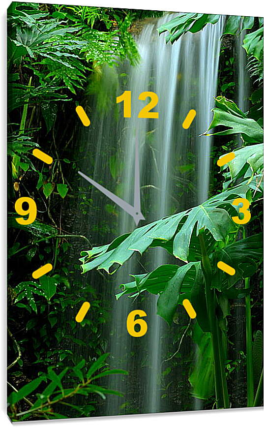 Часы картина - Водопад
