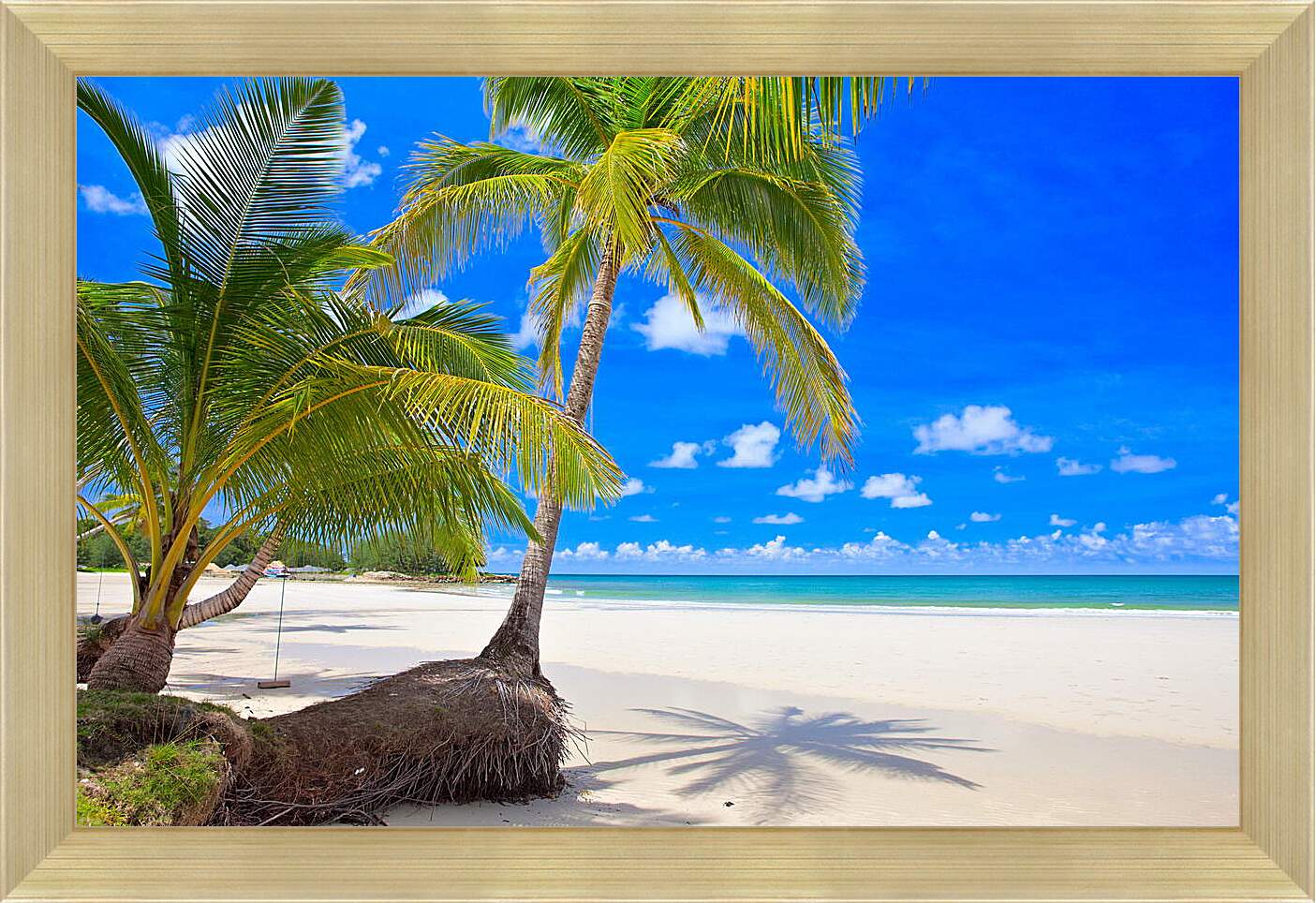 Картина в раме - Карибский берег
