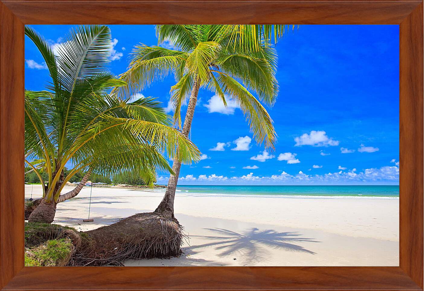 Картина в раме - Карибский берег
