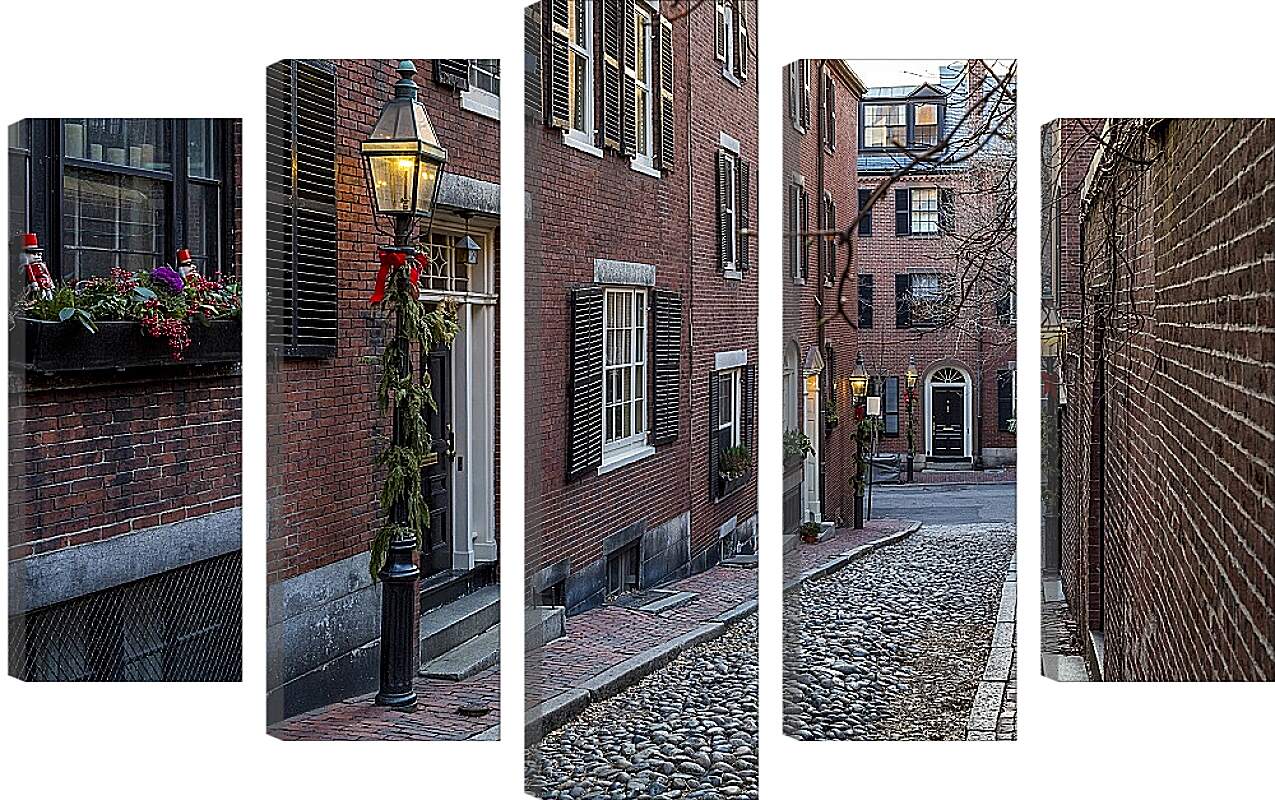 Модульная картина - Улица в Бостоне