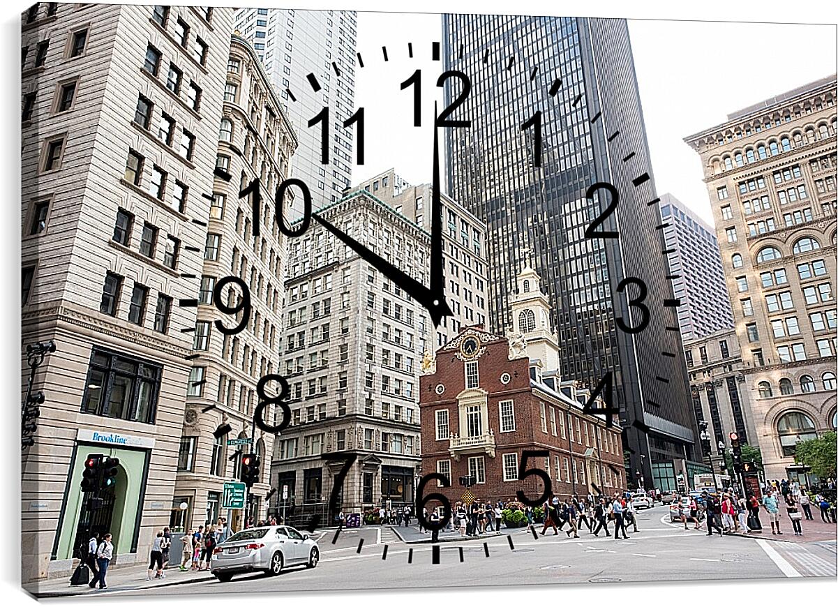 Часы картина - Бостон