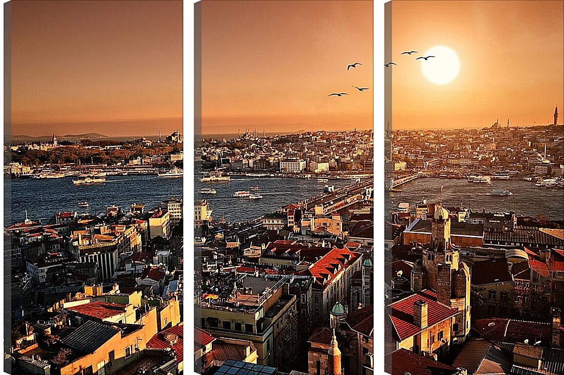 Модульная картина - Солнце Стамбула