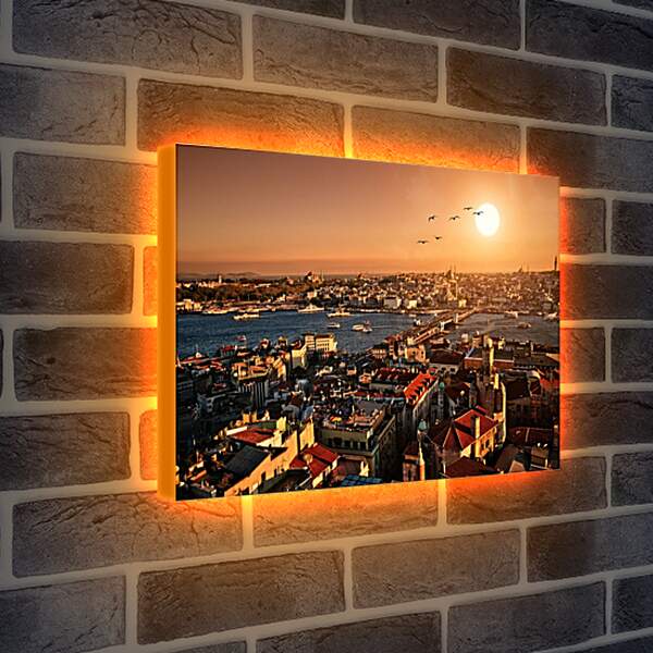 Лайтбокс световая панель - Солнце Стамбула