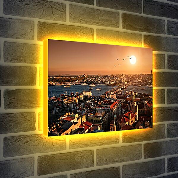 Лайтбокс световая панель - Солнце Стамбула