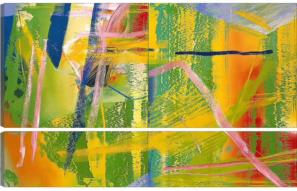 Модульная картина - Рихтер Герхард, диптих, Сирень, 1982