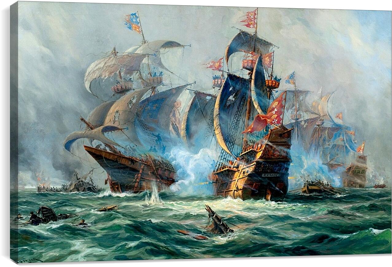 Постер и плакат - Битва на море