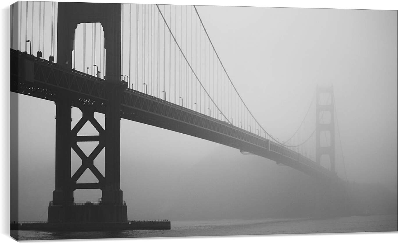 Постер и плакат - Мост. Туман