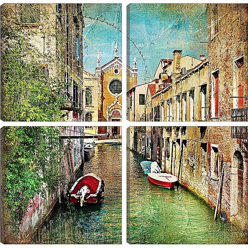 Модульная картина - Венецианская улочка