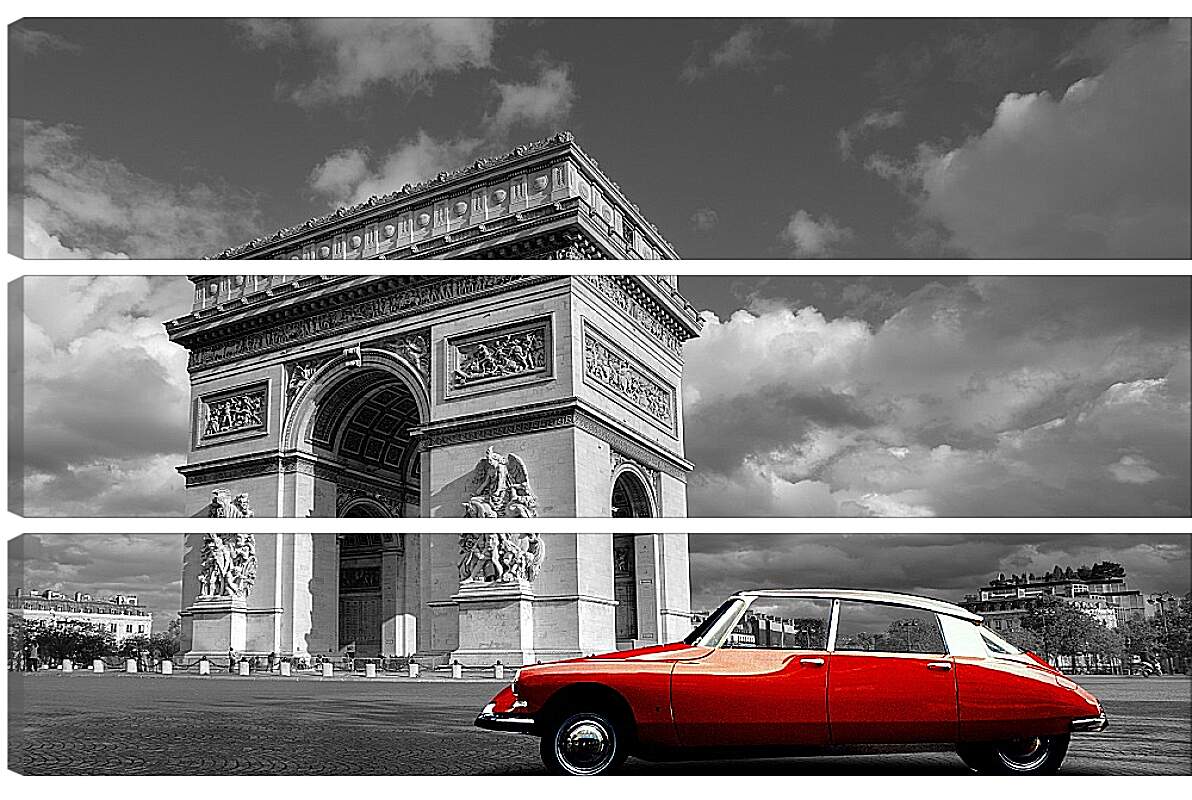 Модульная картина - Париж. Триумфальная арка