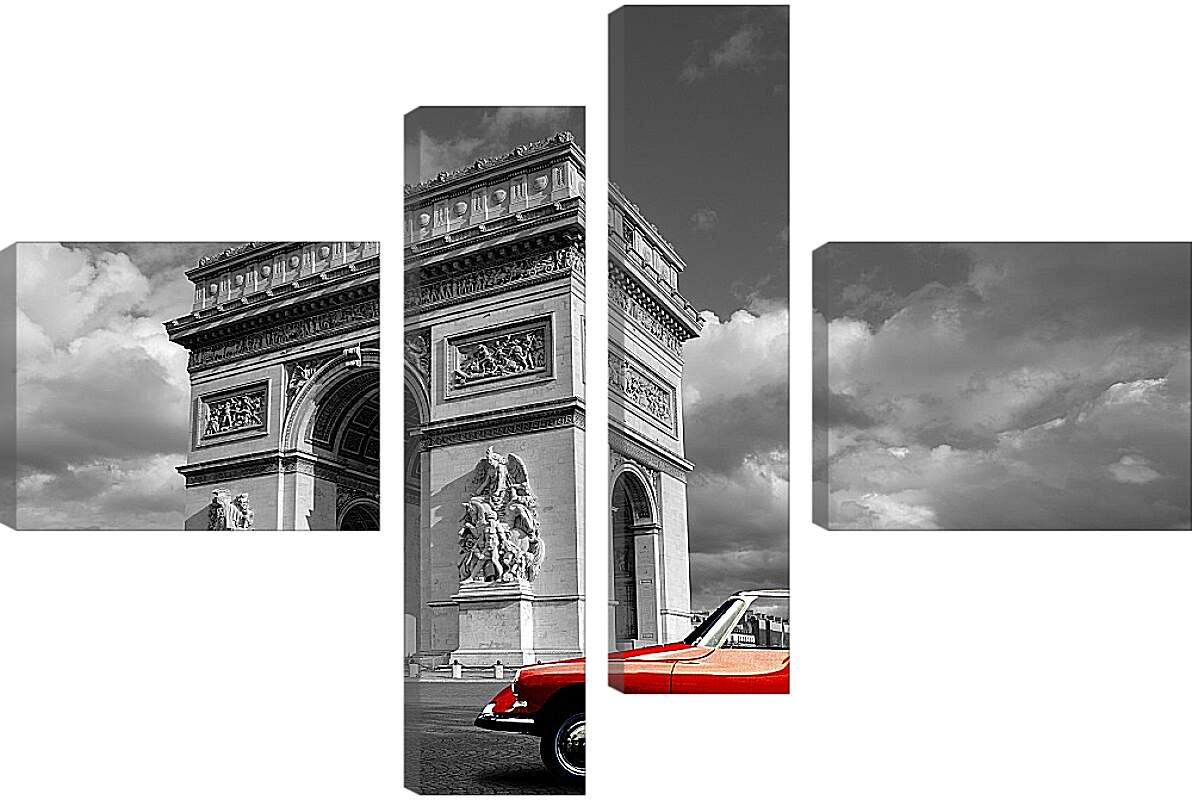 Модульная картина - Париж. Триумфальная арка