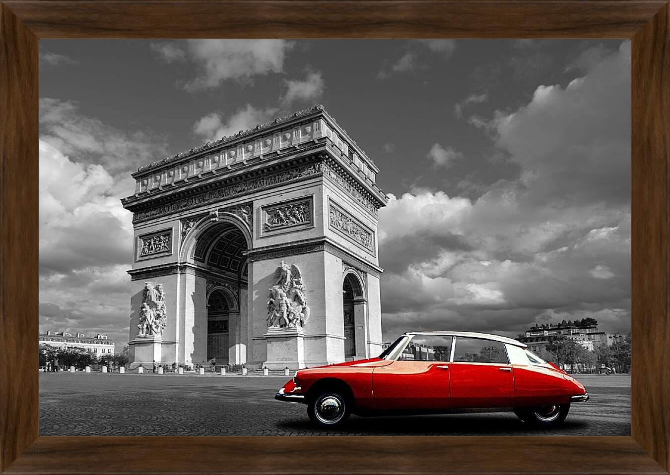 Картина в раме - Париж. Триумфальная арка