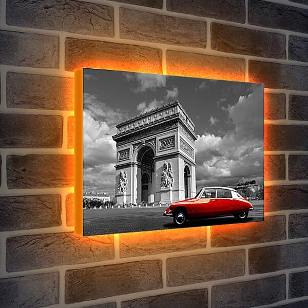 Лайтбокс световая панель - Париж. Триумфальная арка