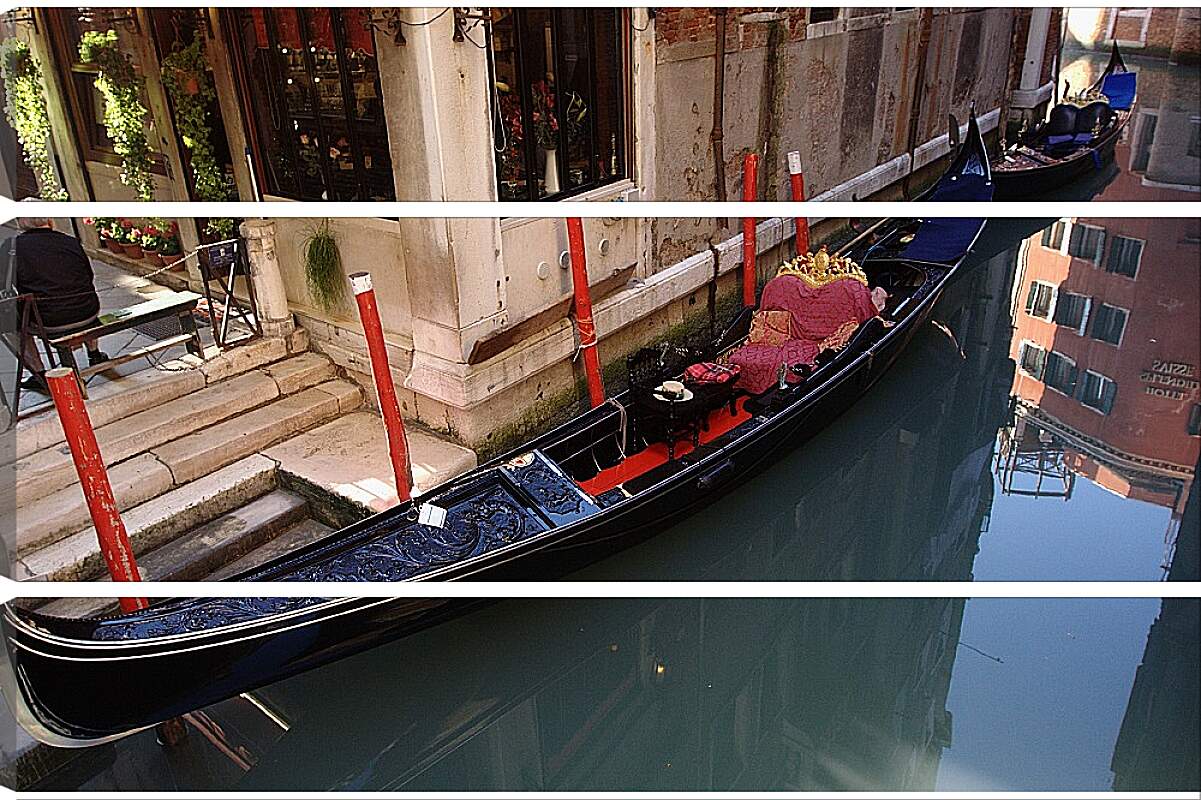 Модульная картина - Венецианская гондола