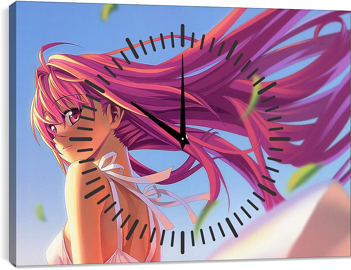 Часы картина - Ветер в волосах