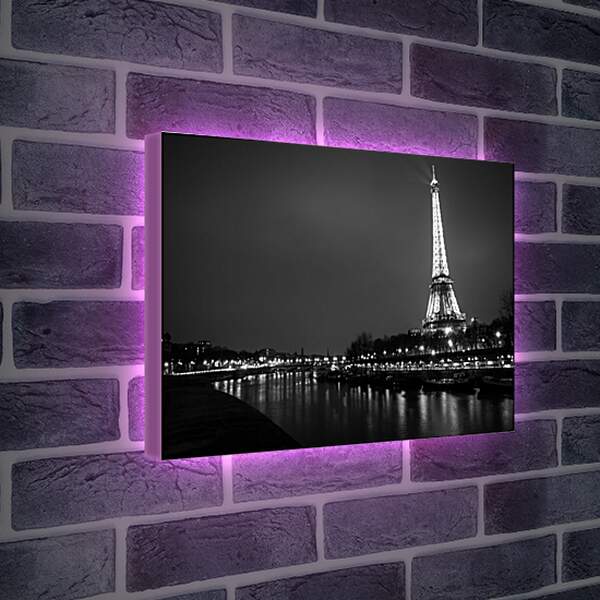 Лайтбокс световая панель - Эйфелева башня. Париж